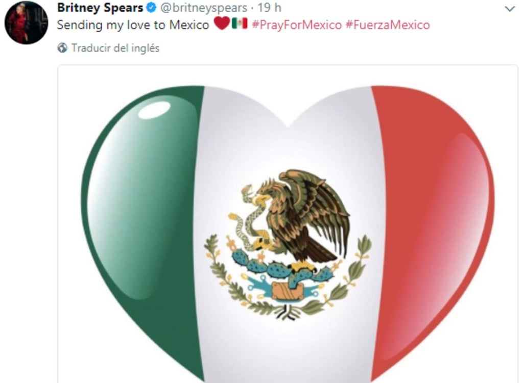 Envían su amor a México