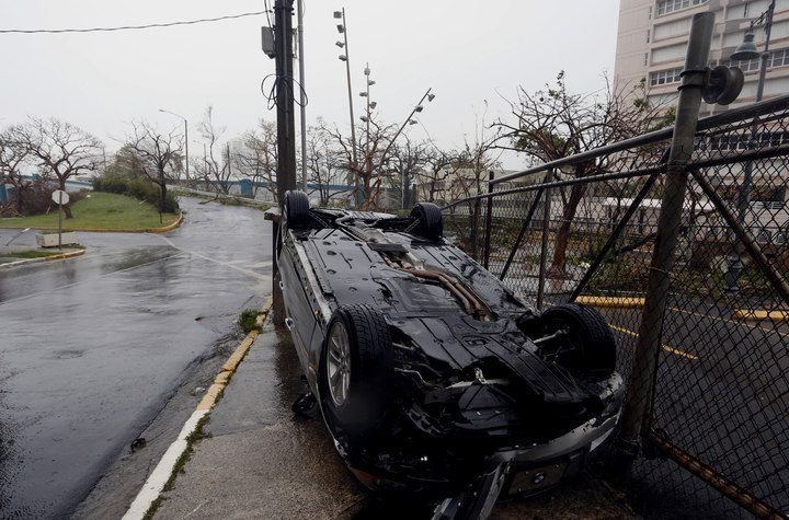 'María' golpea con fuerza a Puerto Rico