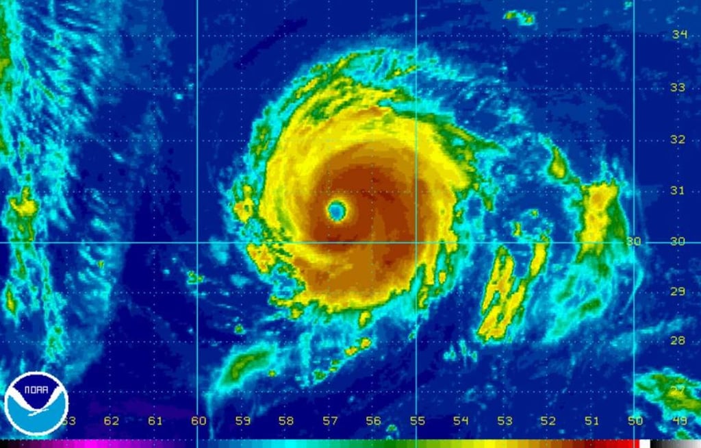'Lee', el quinto huracán de categoría mayor en el Atlántico