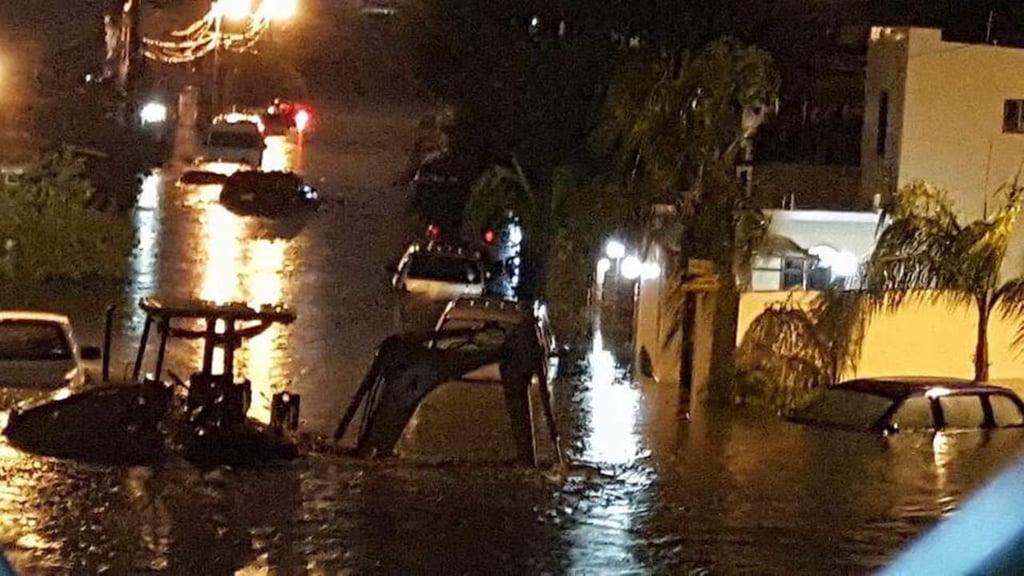 Reportan saldo blanco en Nuevo Laredo tras lluvias torrenciales