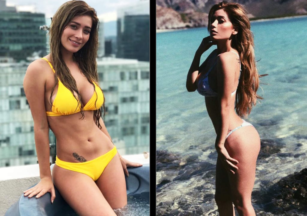 Brenda Zambrano muestra su línea de trajes de baño