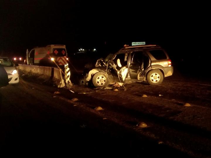Accidente deja como saldo un muerto y cuatro lesionados