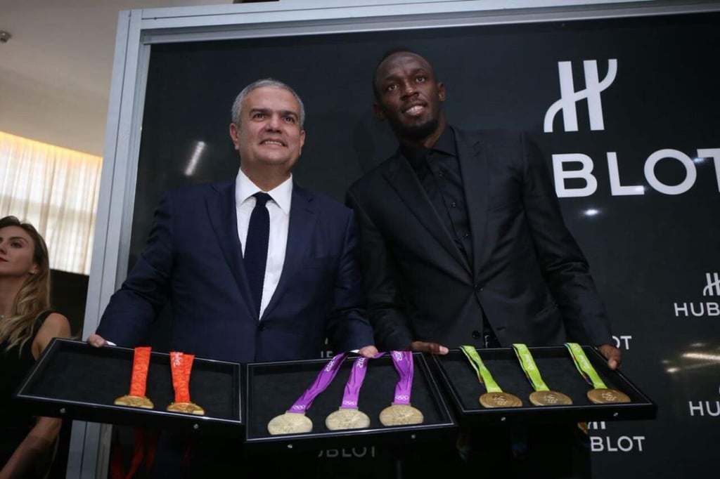 Bolt exhibe en México sus 8 medallas olímpicas