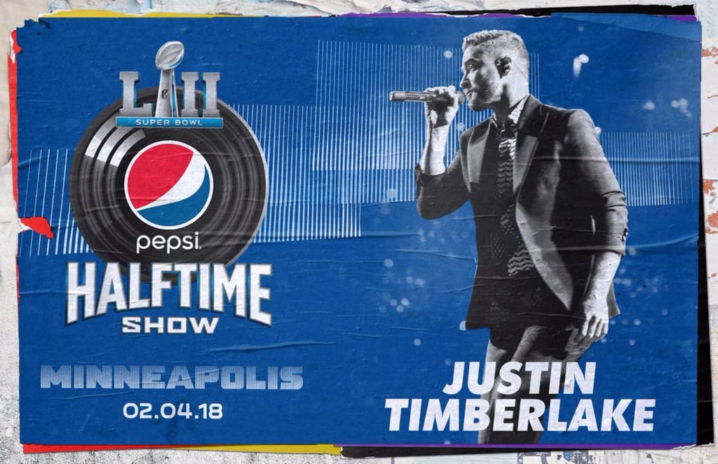 Por tercera vez, Timberlake en el Super Bowl