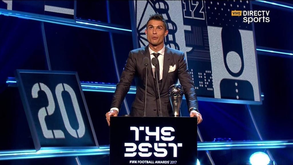 Se lleva Cristiano el premio 'The Best' de la FIFA