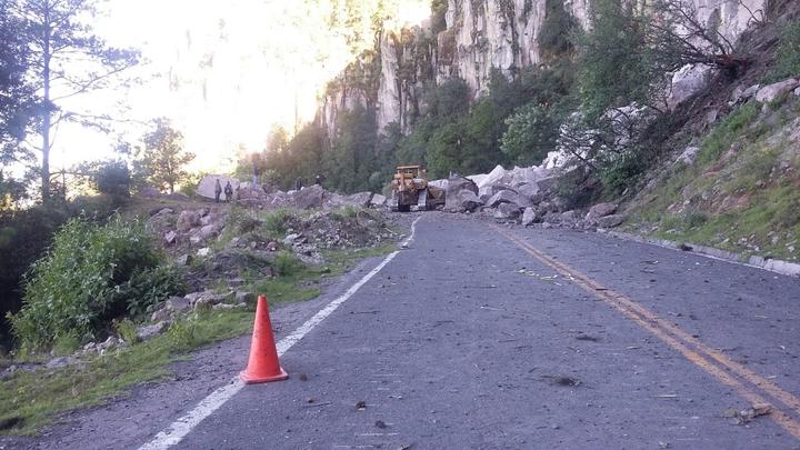 'Derrumbe en la libre Durango-Mazatlán se veía venir'