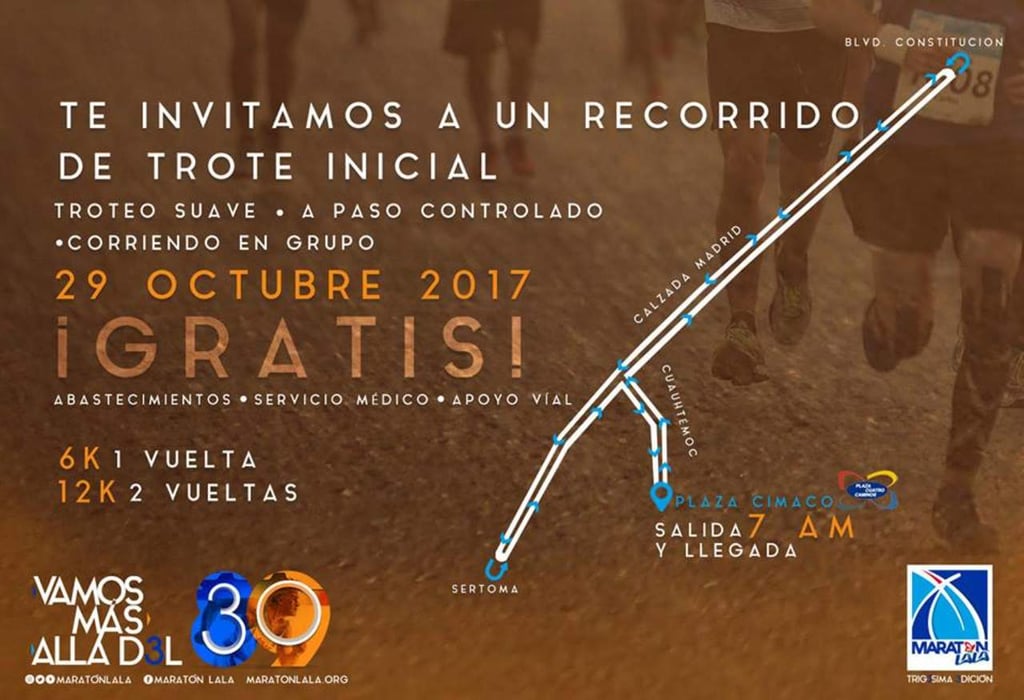 Harán trote inicial rumbo al Maratón Lala