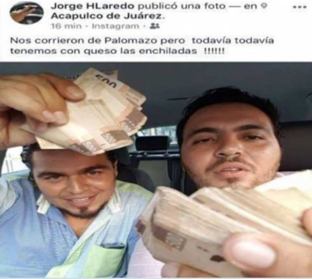 Presume fajos de billetes