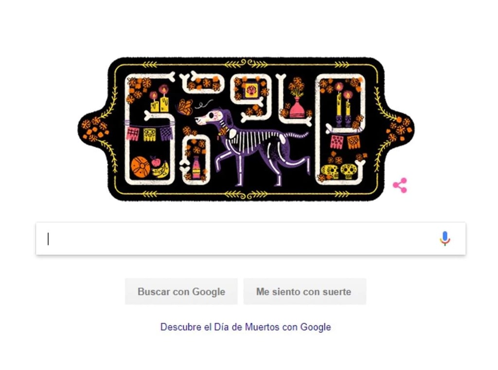 Google celebra el Día de Muertos
