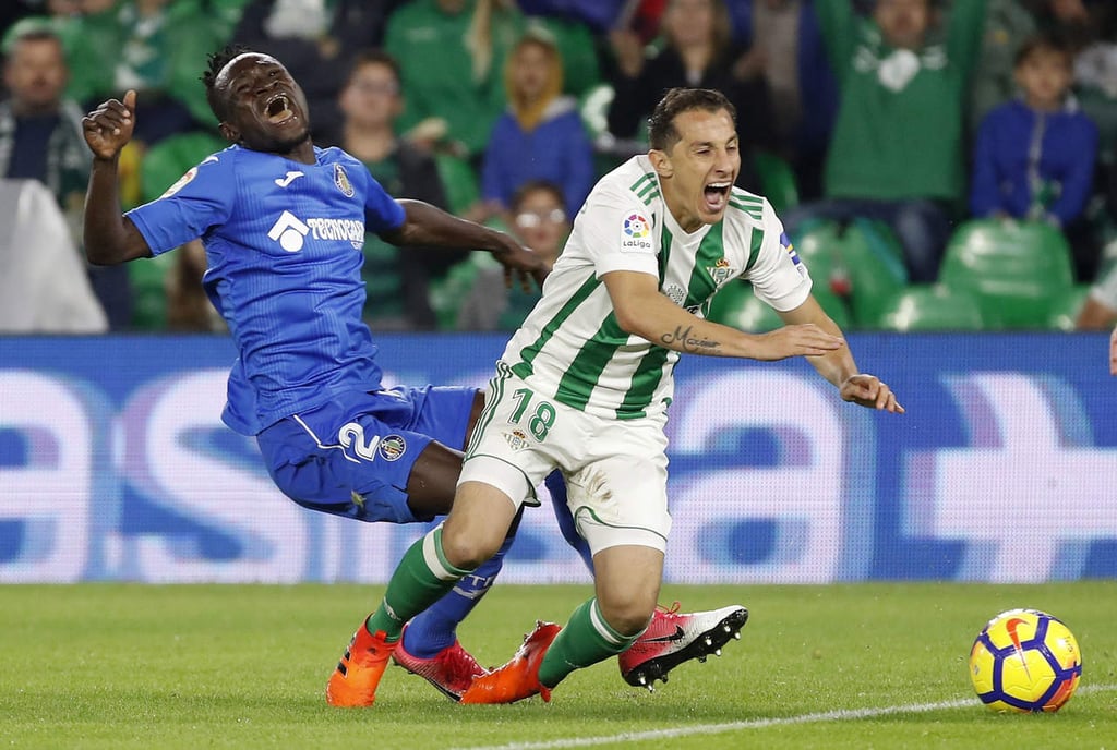 El Betis de Andrés Guardado rescata empate frente a Getafe en Liga española