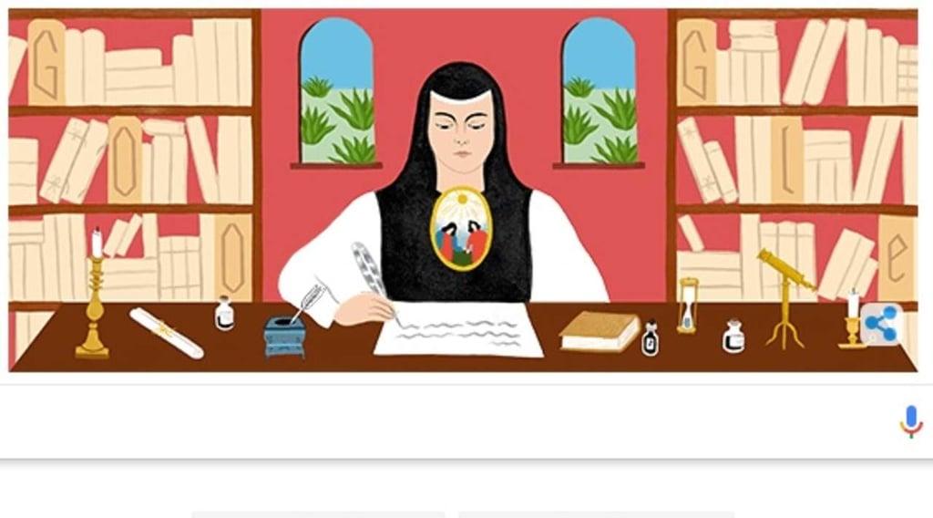 Google recuerda a Sor Juana Inés de la Cruz