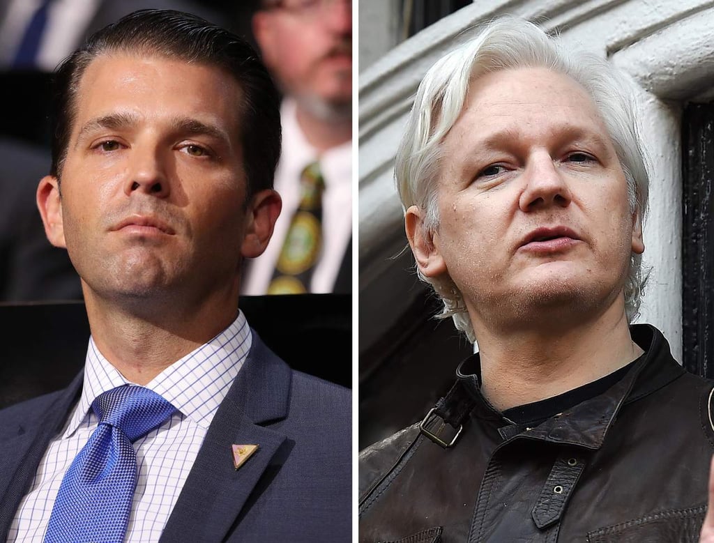 Hijo de Trump intercambió mensajes con WikiLeaks durante campaña