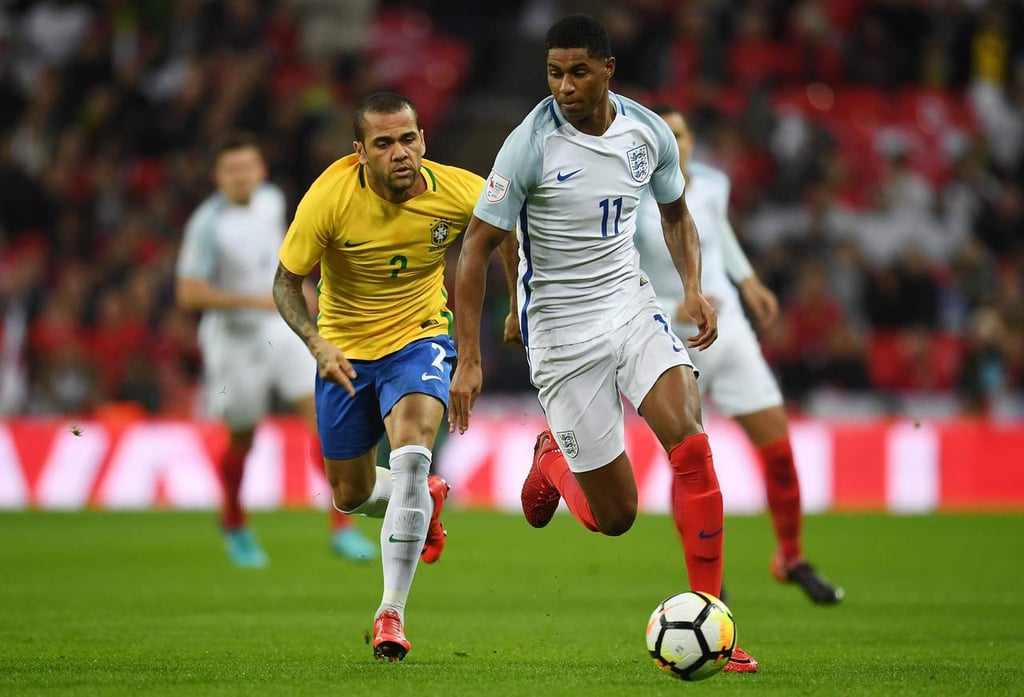 Inglaterra y Brasil igualan en amistoso