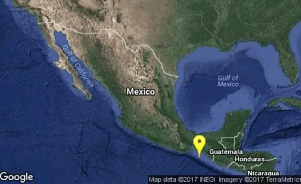 Se registra sismo de 5.2 grados en Chiapas