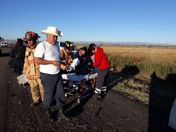 Accidente en carretera a Torreón