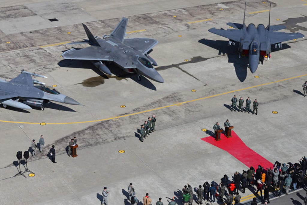 Enviará Washington seis F-22 a la península de Corea