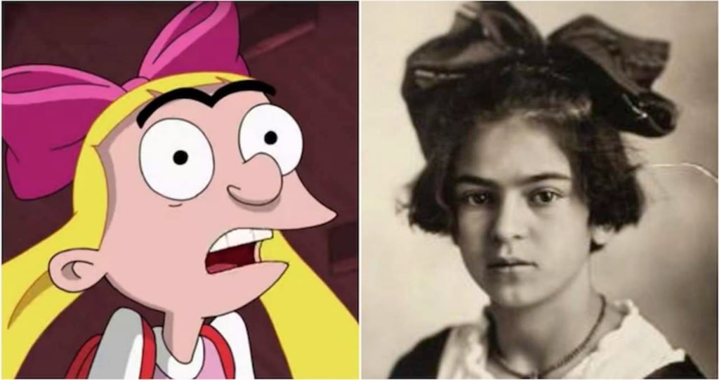 Helga fue inspirada en Frida Kahlo