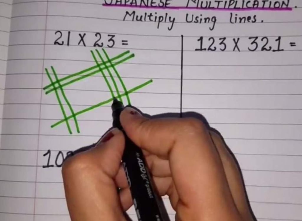 Método japonés para multiplicar se hace viral