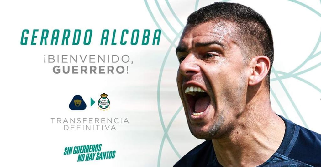 Gerardo Alcoba llega a Santos como transferencia definitiva