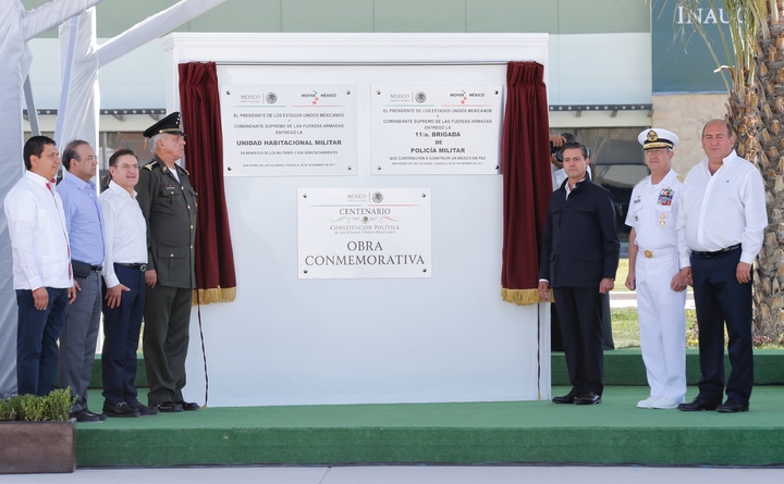 Suma de esfuerzos permite nuevo Cuartel de 11/a Brigada de Policía Militar: Aispuro