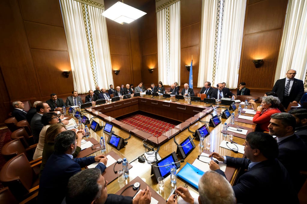 La delegación siria llega a Ginebra para negociaciones