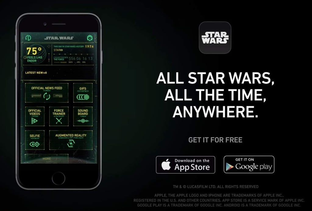 Lanza Disney aplicación de Star Wars para Latinoamérica
