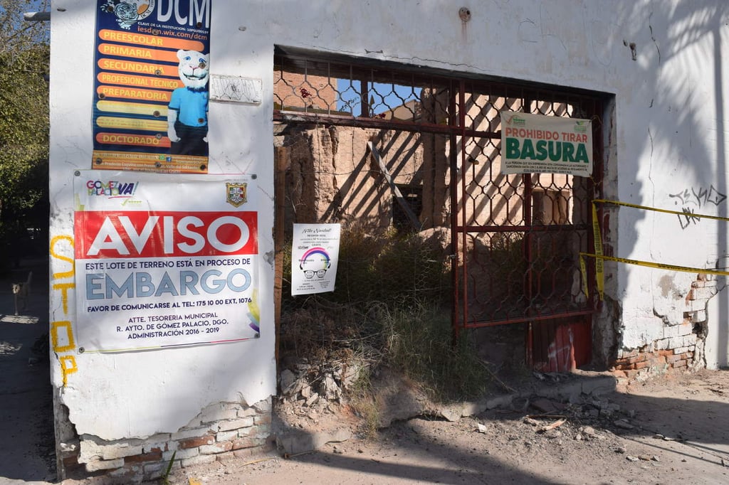 Lotes y fincas abandonas, problema de salud en Gómez Palacio