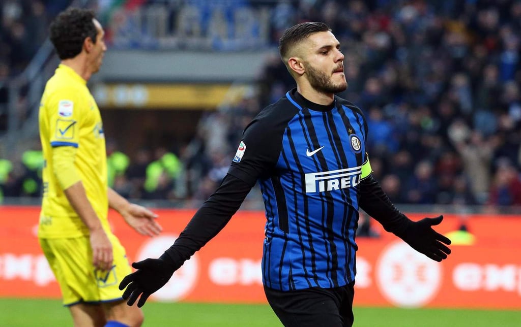 Inter se coloca en la cima tras golear al Chievo