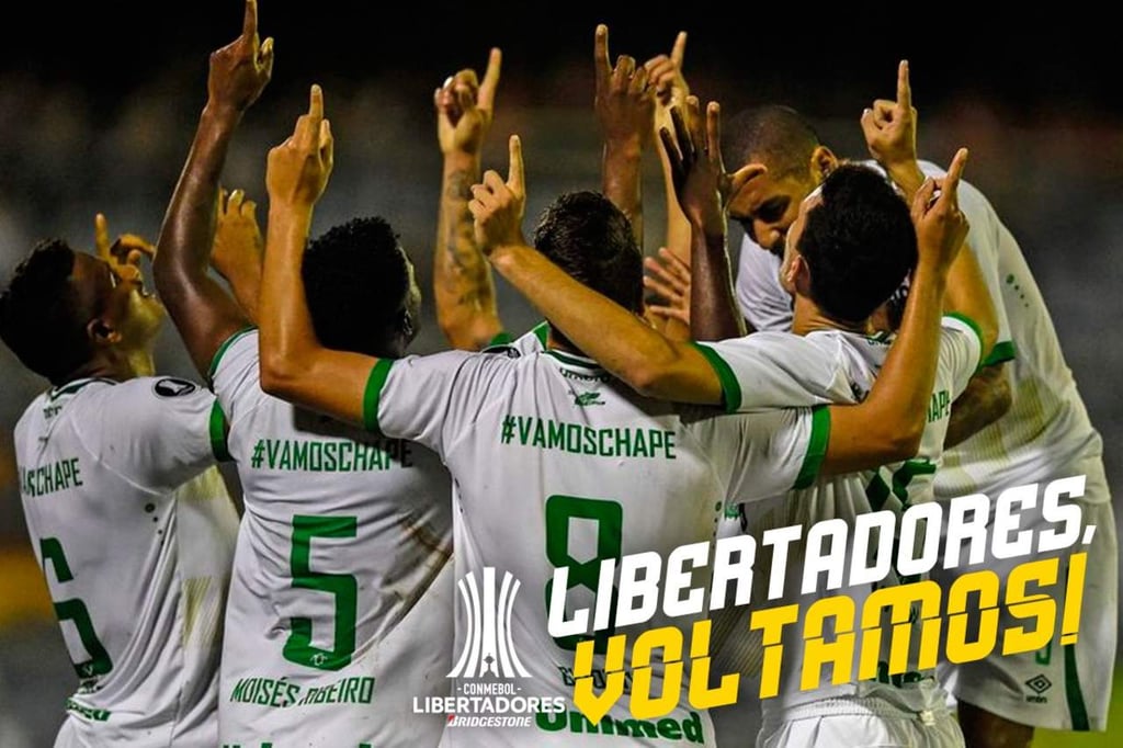 Chapecoense califica a Libertadores un año después del accidente