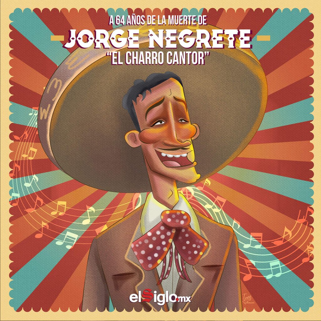 1953: Da su último respiro Jorge Negrete, 'El Charro Cantor'