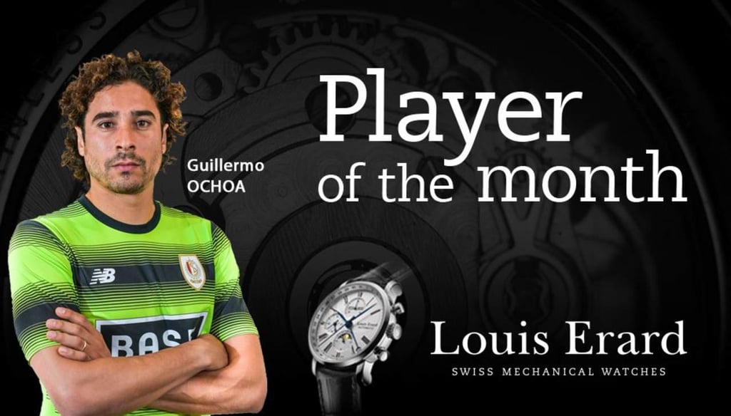 Guillermo Ochoa es elegido el jugador del mes con Standard Lieja