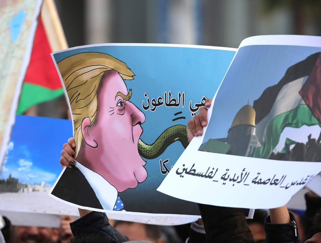 Indignación entre ciudadanos y Gobiernos árabes por decisión de Trump