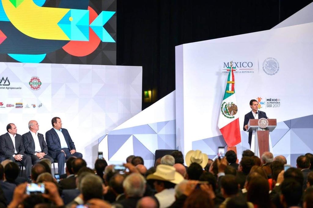 Pide Peña Nieto 'apretar el paso' en sector agroalimentario