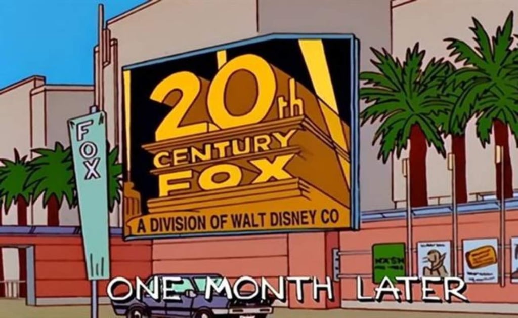 Los Simpson 'predijeron' que Disney compraría Fox hace 19 años