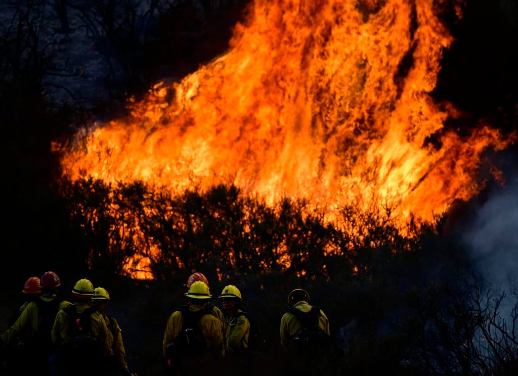 Muere bombero en el incendio 'Thomas' del sur de California
