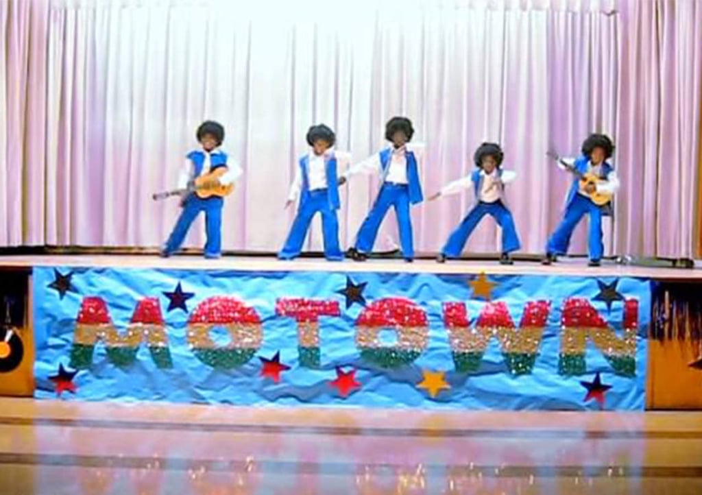 Pequeños de tercer grado realizaron show de los Jackson 5