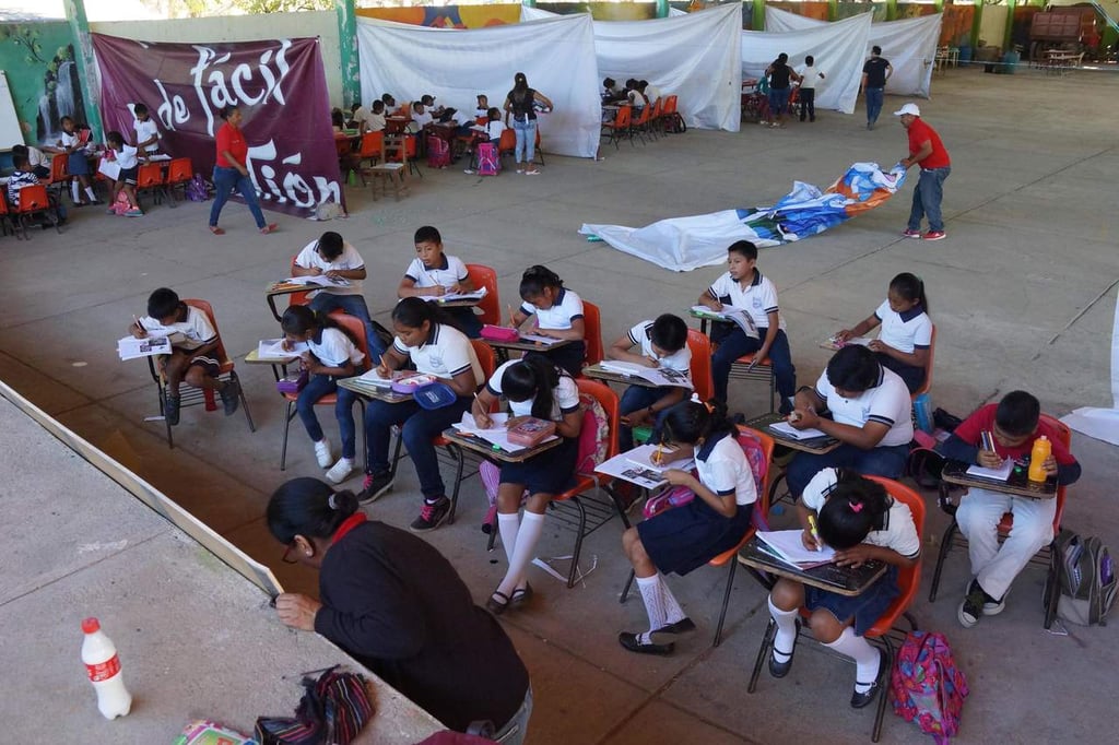 Casi al 100% en regreso a clases, escuelas afectadas por sismos