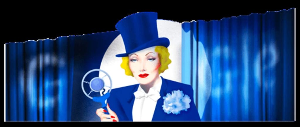 Dedica Google un doodle a la actriz alemana Merlene Dietrich