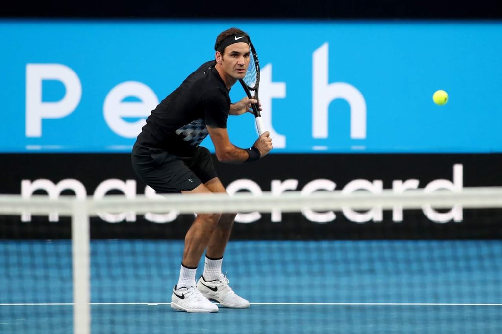 Roger Federer gana en la Copa Hopman