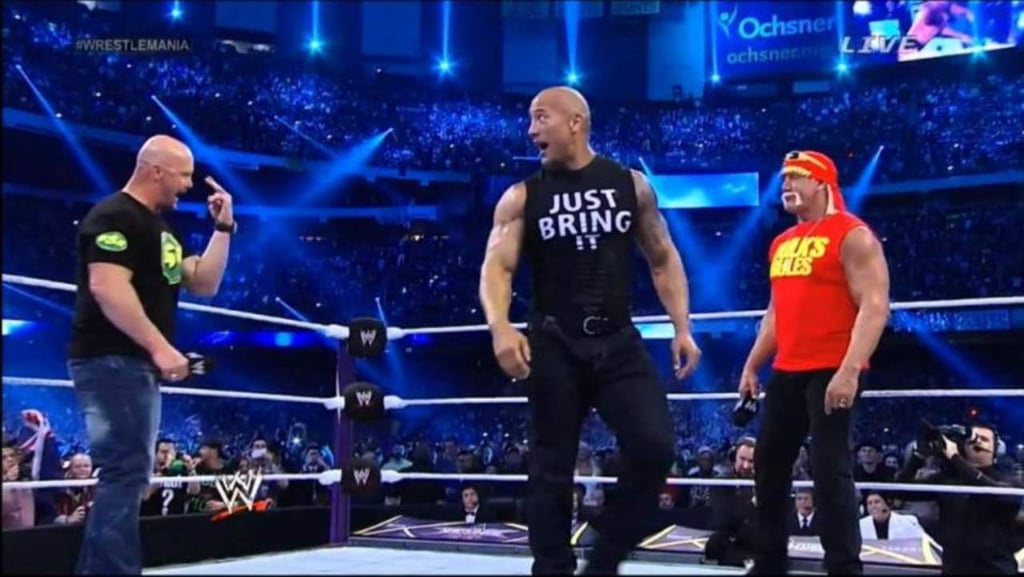 Hulk Hogan, The Rock y Stone Cold volverían a WWE