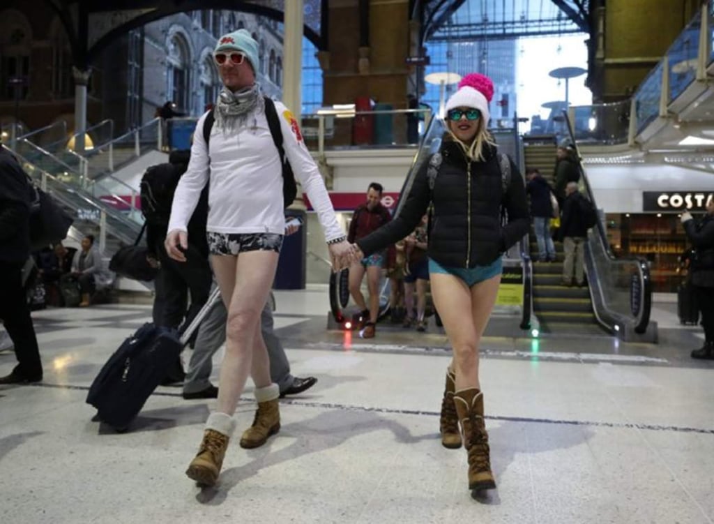 ‘El día de ir en el metro sin pantalones’
