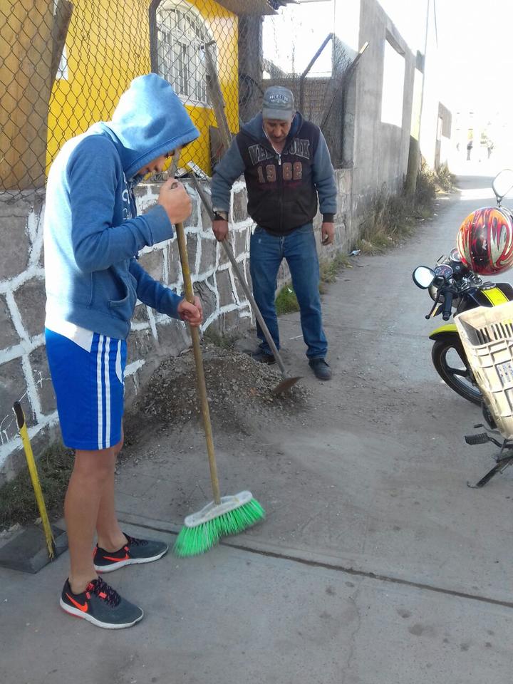 Fomentan limpieza en Pueblo Nuevo