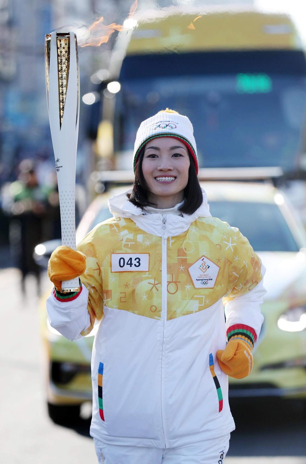 Antorcha olímpica de PyeongChang llega a Seúl