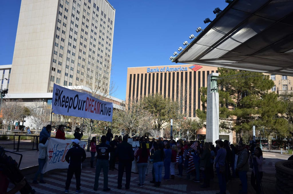 Protestan en Texas por desprotección legal de 'dreamers'