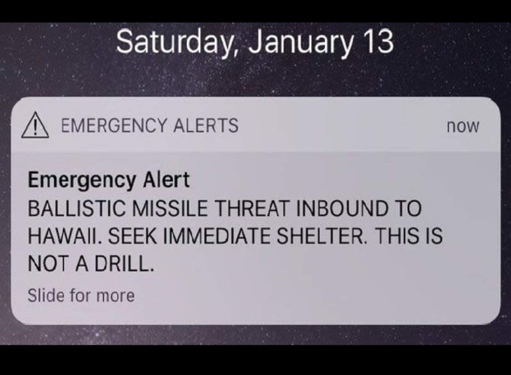 Así se vivió la falsa alerta de bomba en Hawái