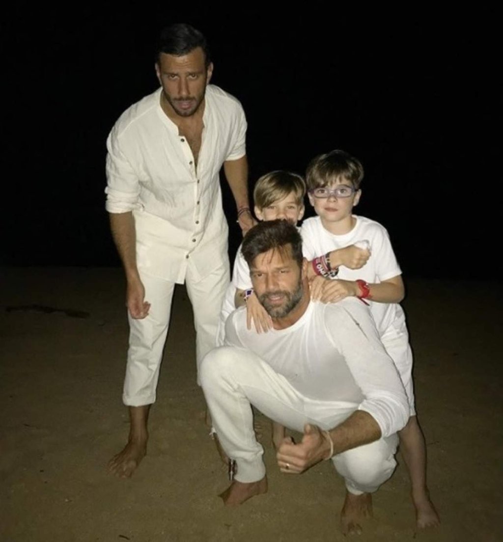 Así le explicó Ricky Martin a sus hijos que tienen dos papás