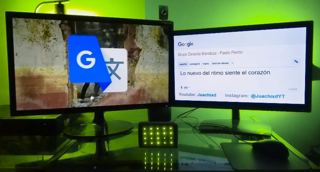 El 'Pasito perrón' cantado por el traductor de Google