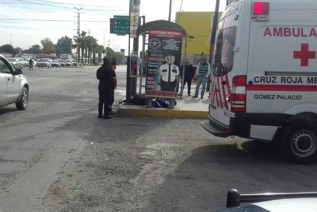 Muere al esperar el autobús en Gómez Palacio
