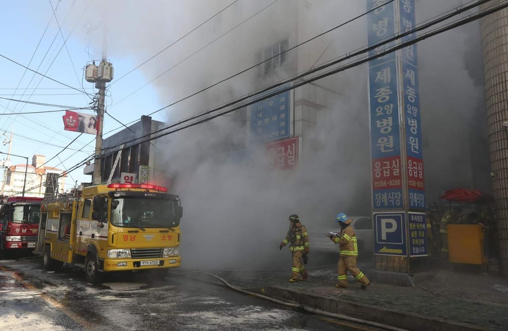 Mueren 31 personas en Surcorea por incendio en hospital