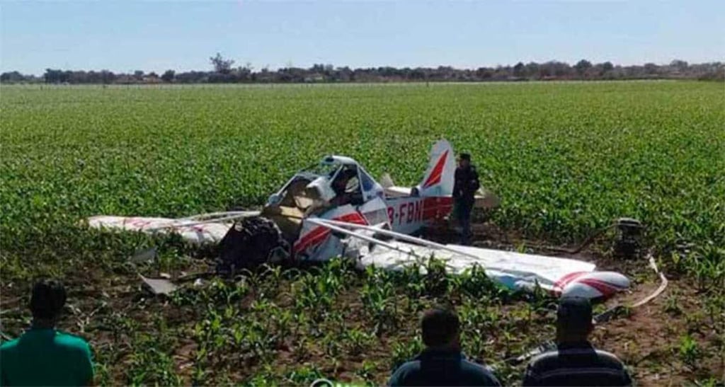 Avioneta fumigadora se desploma en Sinaloa; muere el piloto